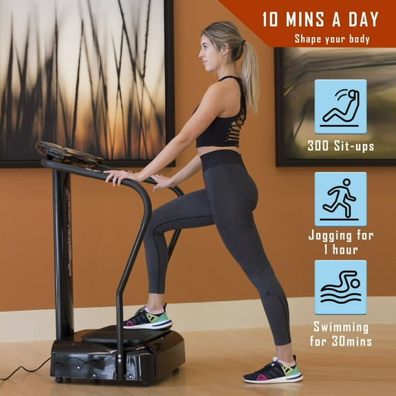 Y-NOT 2000W Black Powerful Multi-Mode Vibration Platform Machine