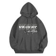 thumbnail image 5 of XINXIAOO Hoodies for Women Long Sleeve Pullover Hoodie Oversized Hoodies for Women Dark Gray Hoodies Fall Outfit Women Fashion, 5 of 5