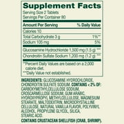 Spring Valley Triple Strength Glucosamine Chondroitin Joint Health Dietary Supplement Tablets, 160 Count