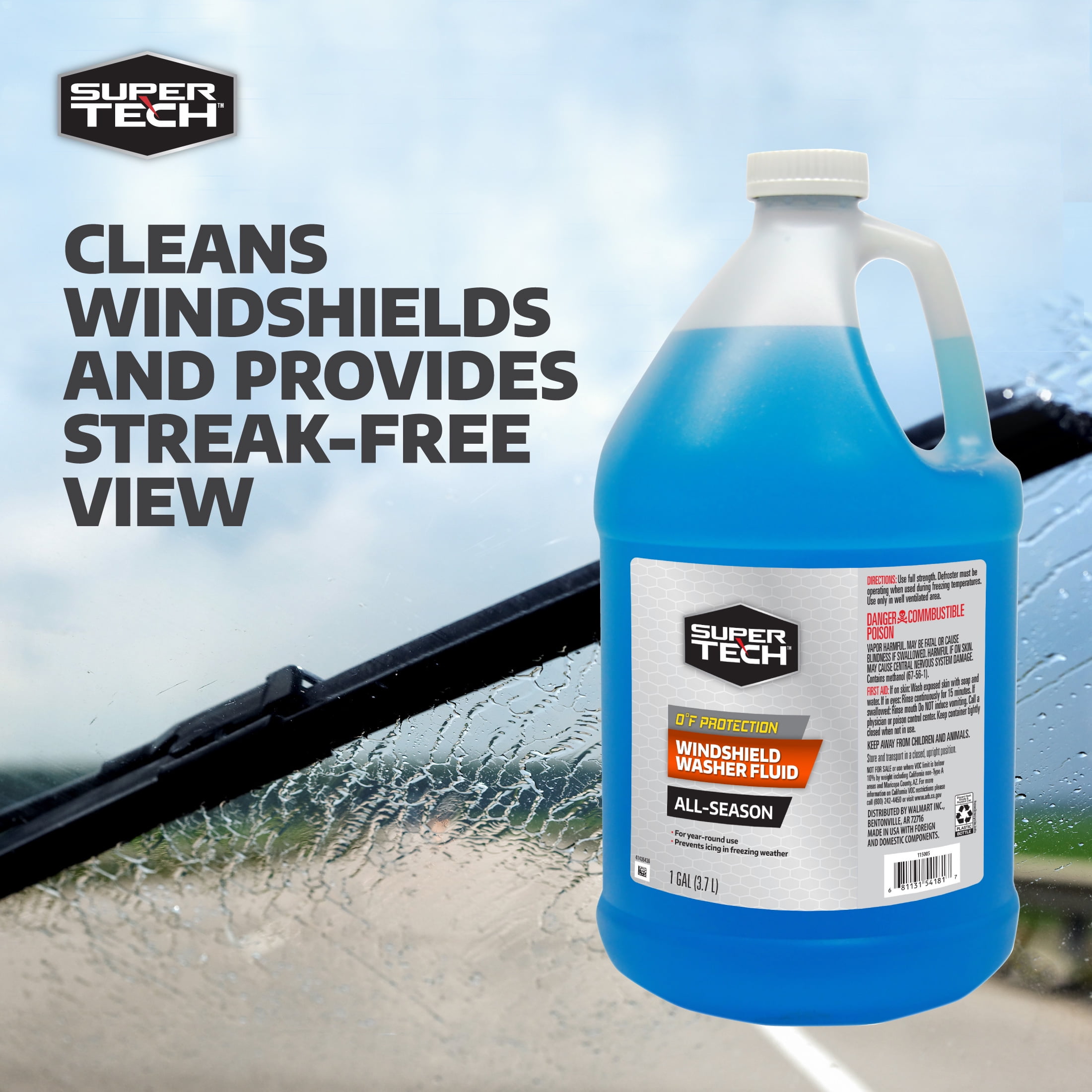 Walmart windshield washer fluid discount