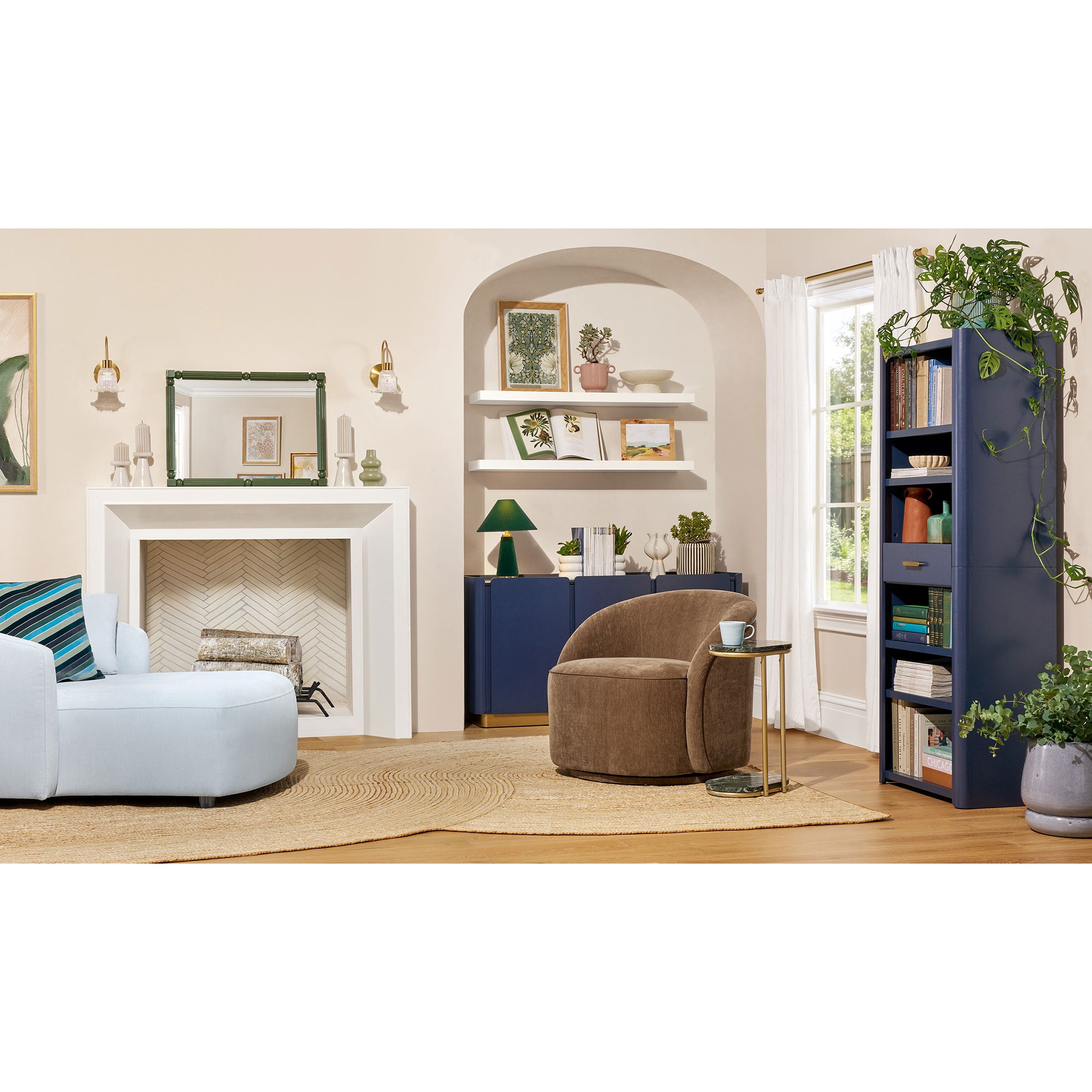 Beautiful Mae Bookcase by Drew Barrymore, Starry Night