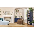 thumbnail image 5 of Beautiful Lane Drink Table by Drew Barrymore, for Living Rooms, Green Marble and Gold Finish, 5 of 11