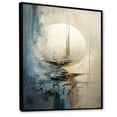 thumbnail image 2 of Designart "Collage Of Sci-Fi Moon Fantasy In Minimalistic Style" Fantasy Floater Framed Canvas Prints, 2 of 5