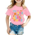 thumbnail image 1 of SXcggal One T-Shirt Mode Décontractée pour Filles, Col Rond, Manches Courtes, Mignon, Respirant, Confortable, 1 of 3