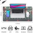thumbnail image 5 of Long Mouse Pads for Desk,Multicolor Geometric Pattern Desk Mats on Top Of Desks, Desk Mouse Pad Extra Large with 3mm Non-Slip Base and Stitched Edge for Gaming,Office,Work,Home 31.5"x15.7", 5 of 6