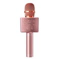 thumbnail image 1 of Micrófono Bluetooth V5.0 Micrófono inalámbrico recargable Micrófono de mano portátil para karaoke, oro rosa Inevent EL001174-01B, 1 of 7