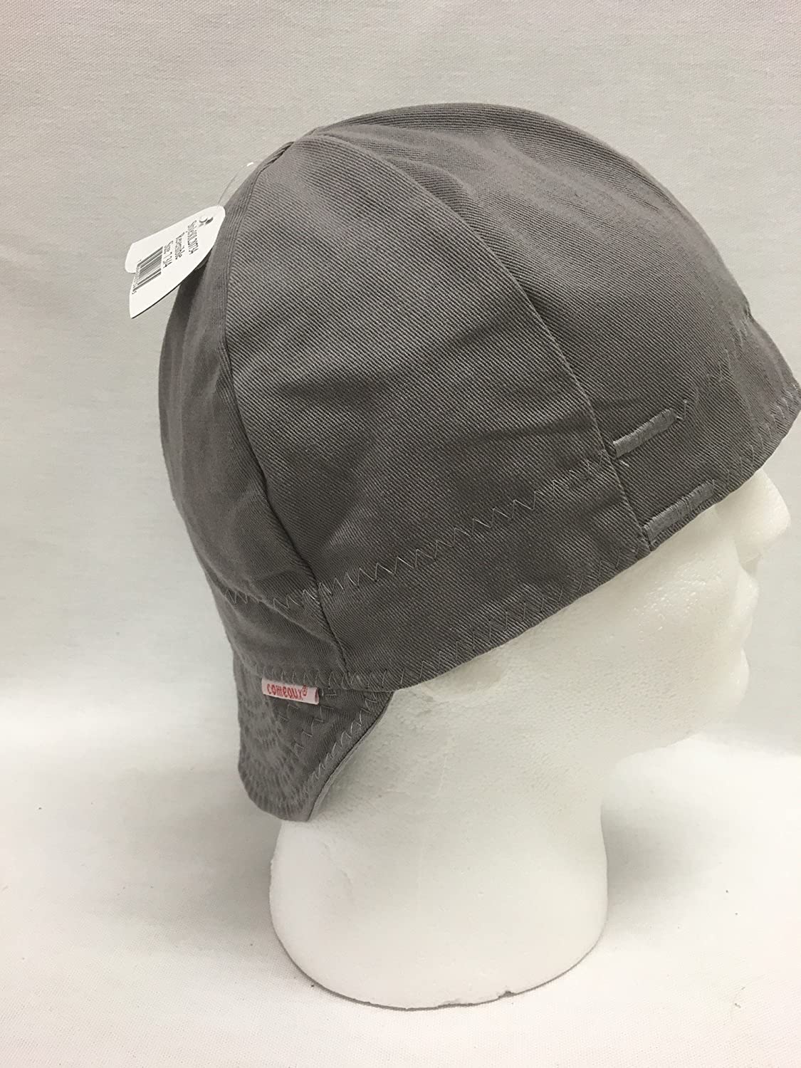 Comeaux Welding Cap Solid Black - 100% Cotton Six Panel Hat Size 7 3/8