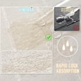 thumbnail image 4 of Bathroom Runner Rugs 72x24 Non Slip Washable Memory Foam Bath Mat er Soft Water Absorbent Hallway Carpet for Vanity Tub Shower Cream, 4 of 4