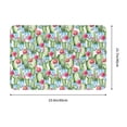 thumbnail image 3 of Cauagu Flowers and Cactus Print Front Door Mat for Indoor Entrance 16x24 Inche,Absorbent Doormat Washable Carpet for Bathroom/Garage/Kitchen/Entry/Back, 3 of 7