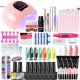 thumbnail image 1 of Limegirl Nail Set UV LED Lamp Dryer With 27/18/12 Pcs Nail Gel Polish Kit Soak Off Manicure Tools Set Electric Nail Tools Set qiuyongming unisex, 1 of 2