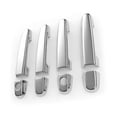 thumbnail image 4 of Ikon Motorsports 8PCS Front Rear Door Handle Cover For 2001-2013 Toyota Highlander RAV4 Corolla Camry Matrix Yaris Prius & Scion xA xB xD ABS Chrome, 4 of 4