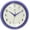 Periwinkle, variant on Infinity Instruments Retro Round Veri Peri Periwinkle Metal 9.5-inch Analog Wall Clock