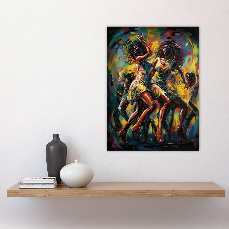 Drama Wall Canvas | African American Art, Afro newest Art, Black Canvas Print, African Home Décor, Large Wall Art