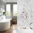 thumbnail image 2 of Yayeee 2 Pack Hand Towels for Bathroom 100% Cotton 16" x 28" Kitchen Towel, Beige Nordic Christmas House, 2 of 7