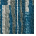 thumbnail image 3 of Bravado Indoor/Outdoor Blue Modern Color Block 3' x 5' Non-Skid Area Rug, 3 of 8