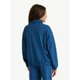 thumbnail image 2 of Justice Girl's Track 1/2 Zip Jacket, Sizes XS - XLP, 2 of 7