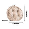 thumbnail image 3 of Yonrjhukm Solid Color Chair Cushion Thickened Soft Padded Chair Cushion Floor Cushion for Kitchen Dining Chairs Patio Chair Cushion, 3 of 6
