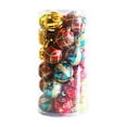 thumbnail image 2 of Fiudx Bolas Navideñas de Plástico Galvanizado Brillante, Bolas Colgantes Festivas de 6 Cm, Diseño Duradero E Irrompible, Decoración Navideña, Ideal para El Hogar y La Oficina, Juego de 30 Piezas., 2 of 2