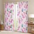 thumbnail image 2 of Manfei Cute Animal Axolotl Curtains Pack of 2 (42x84 Each) for Boys Girls,Kawaii Salamander Curtains Blackout,Cartoon Ocean Wildlife Bedroom Curtains,Breathable Home Decor, 2 of 6
