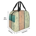 thumbnail image 2 of Pofeuu Hardwood Print Lunch Bag Lunch Box Large Capacity Insulated Lunch Bag for Adult, Leakproof Reusable Lunch Tote Bags for Work, 2 of 5