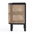 thumbnail image 3 of Manhattan Comfort Versailles End Table in Black and Natural Cane, 3 of 4