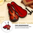 thumbnail image 2 of MasteelfCA 1 Ensemble Mini Modèle d'Instrument Mini Ornement de Violon Mini Délicat Cadeau d'Instrument, 2 of 8