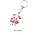 thumbnail image 3 of Cartoon Keychain Ring Fashion Cute Animal Acrylic Door Pendant Jewelry Key Holder Car Key Holder Backpack Purse Wallet Keyring Pendant for Female Type 7, 3 of 9