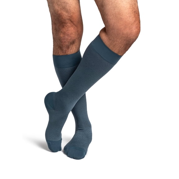 Sigvaris Style 832 Microfiber Patterns Men's Socks 20-30 mmHg