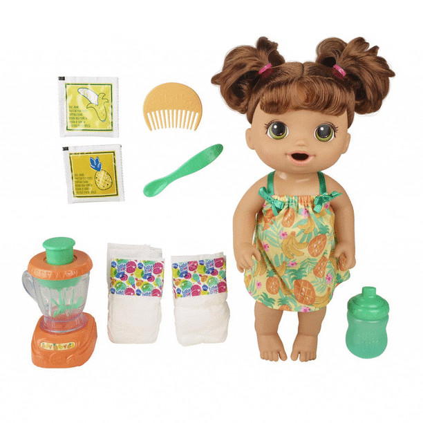 Baby Alive Magical Mixer Baby Doll Strawberry Shake, Blonde Hair