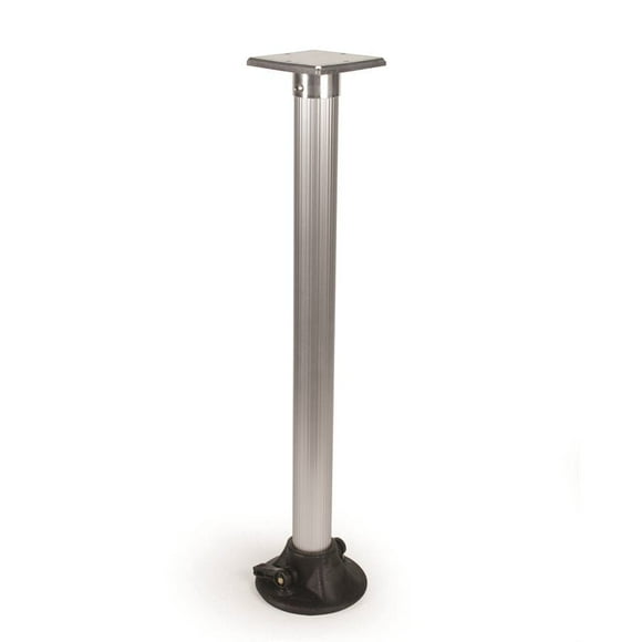 Camco Marine Support de Barbecue 58184 Kuuma; s'Adapte aux Grilles Kuuma; Hauteur de 30 Pouces; Capacité de Charge de 200 Livres; Aluminium; avec Base à Dégagement Rapide/anneau de Montage de Grille
