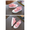 thumbnail image 3 of Children's bear canvas shoes boys board shoes autumn girls casual white shoes students breathable cloth shoes, 3 of 3