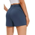 thumbnail image 5 of Pinspark Sweat Shorts Women's Casual Comfy Lounge Athletic Short Elastic Waist Drawstring Sports Bottoms Active Wear with Pockets, 5 of 6
