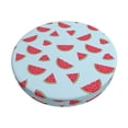 thumbnail image 2 of Lsque Watermelon Round Bar chair cushion covers Velvet Fabric Premium Comfort Protects from Scratches and Stains for 14-17 Inch Chair- 14 inch, 2 of 7