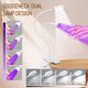 thumbnail image 3 of Lámpara LED UV para uñas AORAEM, cuello de pato con doble cabeza, blanca, 3 of 8