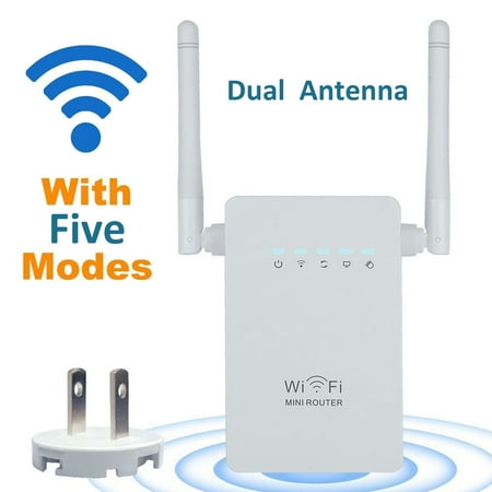 Cat5e/6 Mini Extender - MINI WIFI Router, 300Mbps Wifi Range Extender Repeater Amplifier Wireless-N W-lan Signal Extender Booster 802.11n / b / g Network wireless Repeater / Router / AP wifi booster with WPS