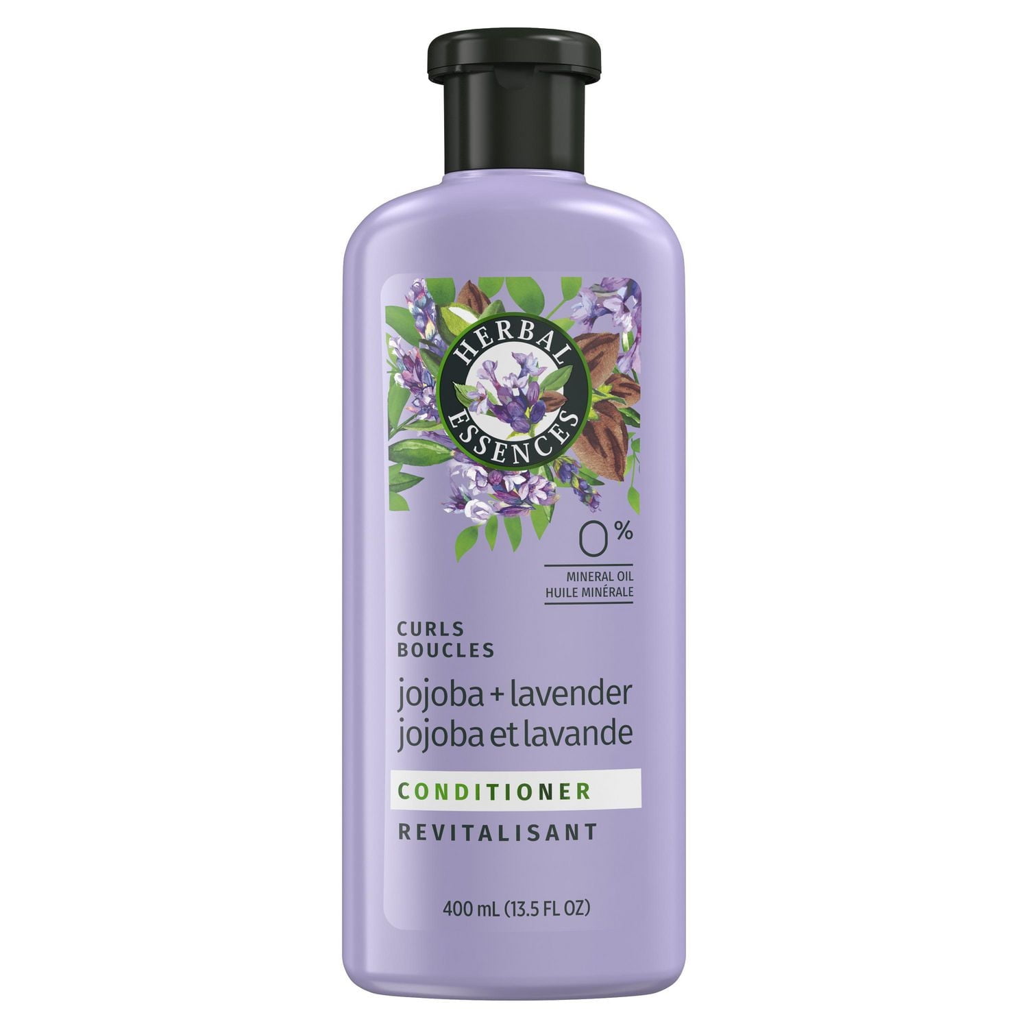 Revitalisant Herbal Essences pour cheveux bouclés, huile de jojoba et lavande 13,5 oz liq./400 mL