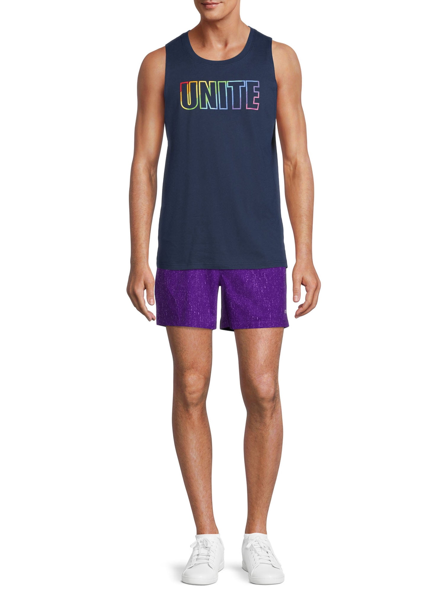 Russell Men's and Big Men's Active Unite Tank Top, up to Size 5XL