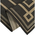thumbnail image 5 of Furnish My Place Outdoor Collection Oriental Area Rug - 5 ft. 3 in. x 7 ft. 6 in. Charcoal, Transitional Water Proof Rug for bedroom, Garden, Patio, 5 of 7