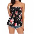 thumbnail image 1 of Mujeres sin tirantes Bandeau Tank Tops Verano Casual Sin mangas Tube Shirt Blusa Tanks Top Fridja qr4286, 1 of 8