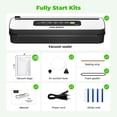 thumbnail image 4 of Vacuum Sealer Machine, INKBIRD Powerful 130W High Power with Liquid/Moist/Dry 6-Food Modes, Compact Food Preservation System with Cutter, Full Start, 4 of 9
