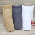 thumbnail image 2 of 10pc multis size gifts box vintage kraft white gifts package pillow box paper party suppiles wrapping jewelry package kraft10BOX 12.5x7.5x2cm10BOX, 2 of 6