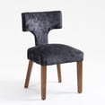 thumbnail image 5 of Mid Century Modern Dining Chairs Set of 2, Farmhouse Chenille Fabric Upholstered Accent Side Chair,Kitchen Chairs with Hardwood Frame, 5 of 11