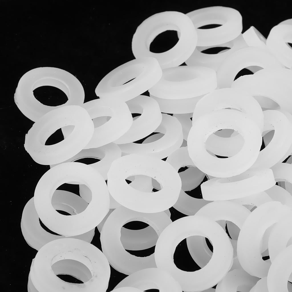 100pcs O-rings Water Heater Seal 1/2" 3/4" Silicone Gaskets for Bellow Pipe 