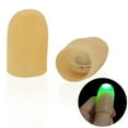 thumbnail image 1 of 2Pcs LED Light up Finger Thumb Tips Kuso Prank Magic Party Trick Props Kids Toy, 1 of 10