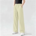 thumbnail image 7 of HAPIMO Girls Kids Multi Color Drapey Wide Leg Pants Elastic Waist Casual Trousers for Daily Wear Yellow 7 Years, 7 of 7