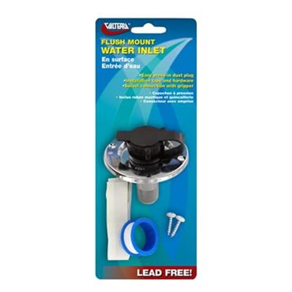 VALTERRA LLC A010165VP Fresh Water Inlet- Black