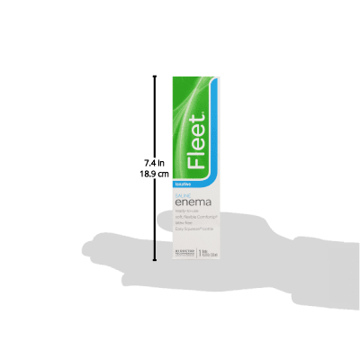Fleet Enema, Ready-to-Use Saline Laxative, 4.5 fl. oz.