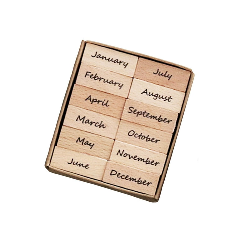 Scrapbooking Background Stamp, Wooden Calendar Office