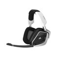 thumbnail image 1 of CORSAIR Gaming VOID RGB ELITE - Casque - Taille Complète - 2.4 GHz - Sans Fil - Blanc, 1 of 7