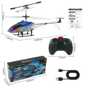 RC Helicopter,Remote Control Helicopter for Kids Mini DroneCosmic Flying Orb Toy Grame 2.4GHz RC Aircraft LED Light RC Toys for Kids Adults，Blue